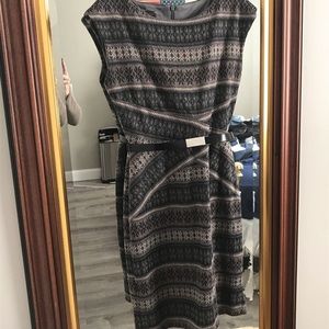 Donna Ricco Patterned Dress